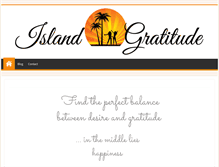Tablet Screenshot of islandgratitude.com